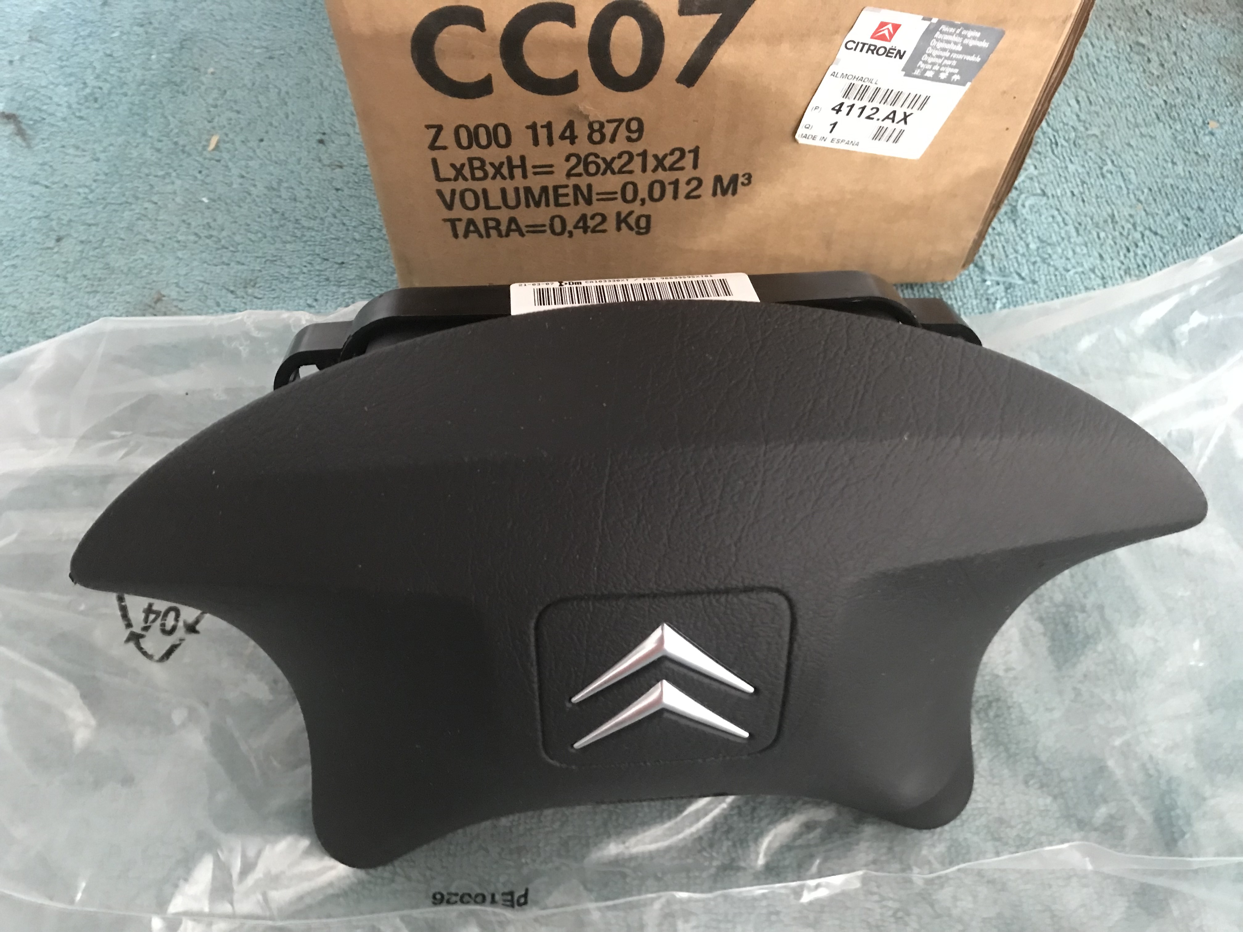 4112KX Air bag volante Citroen Berlingo II