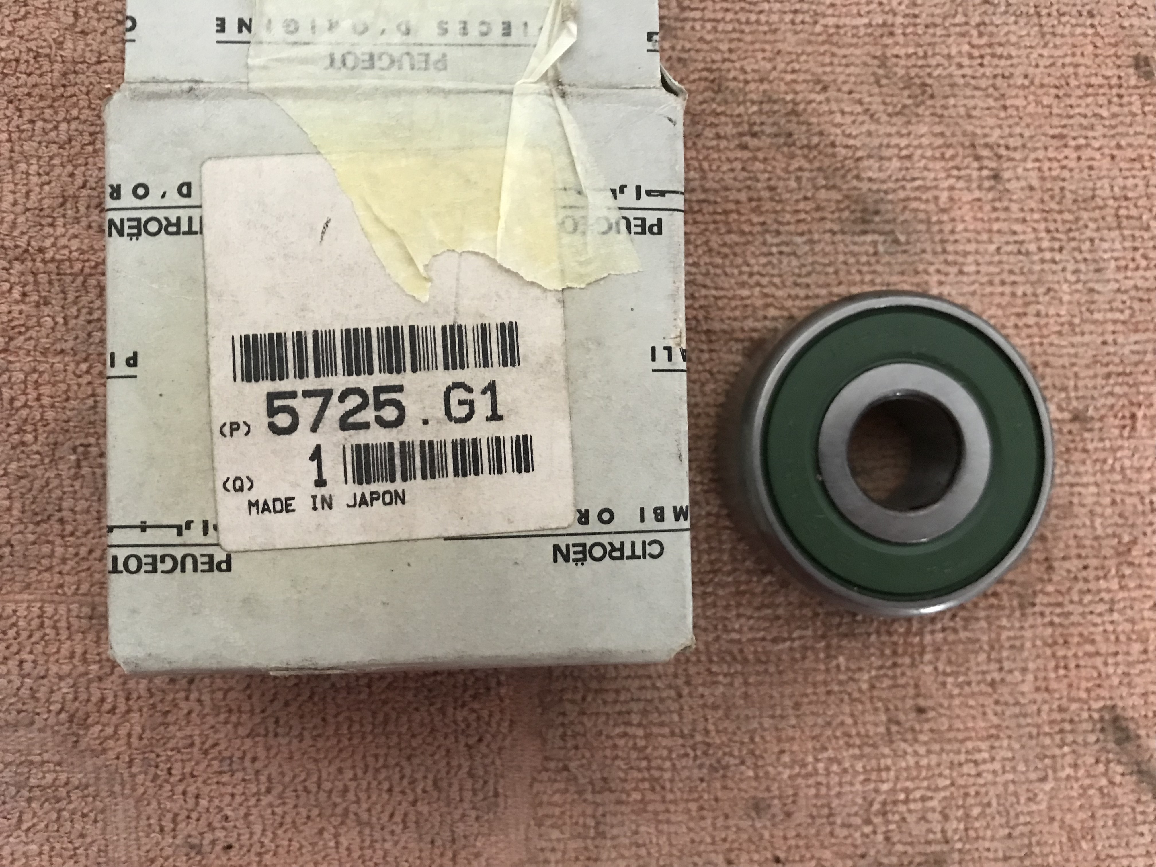 5725G1 Rolamento alternador Citroen / Peugeot