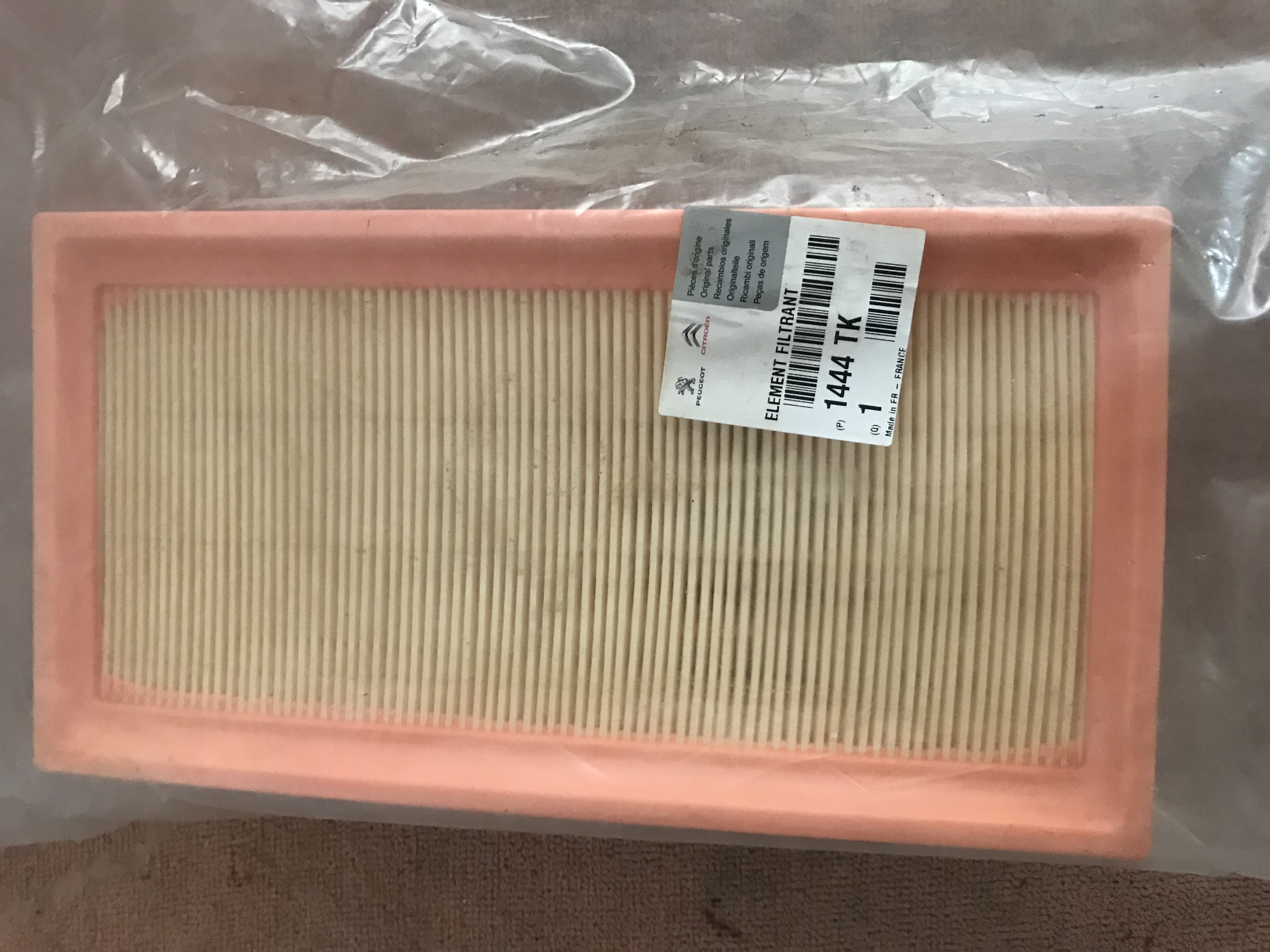 1444TK Filtro ar Citroen C5 II / III