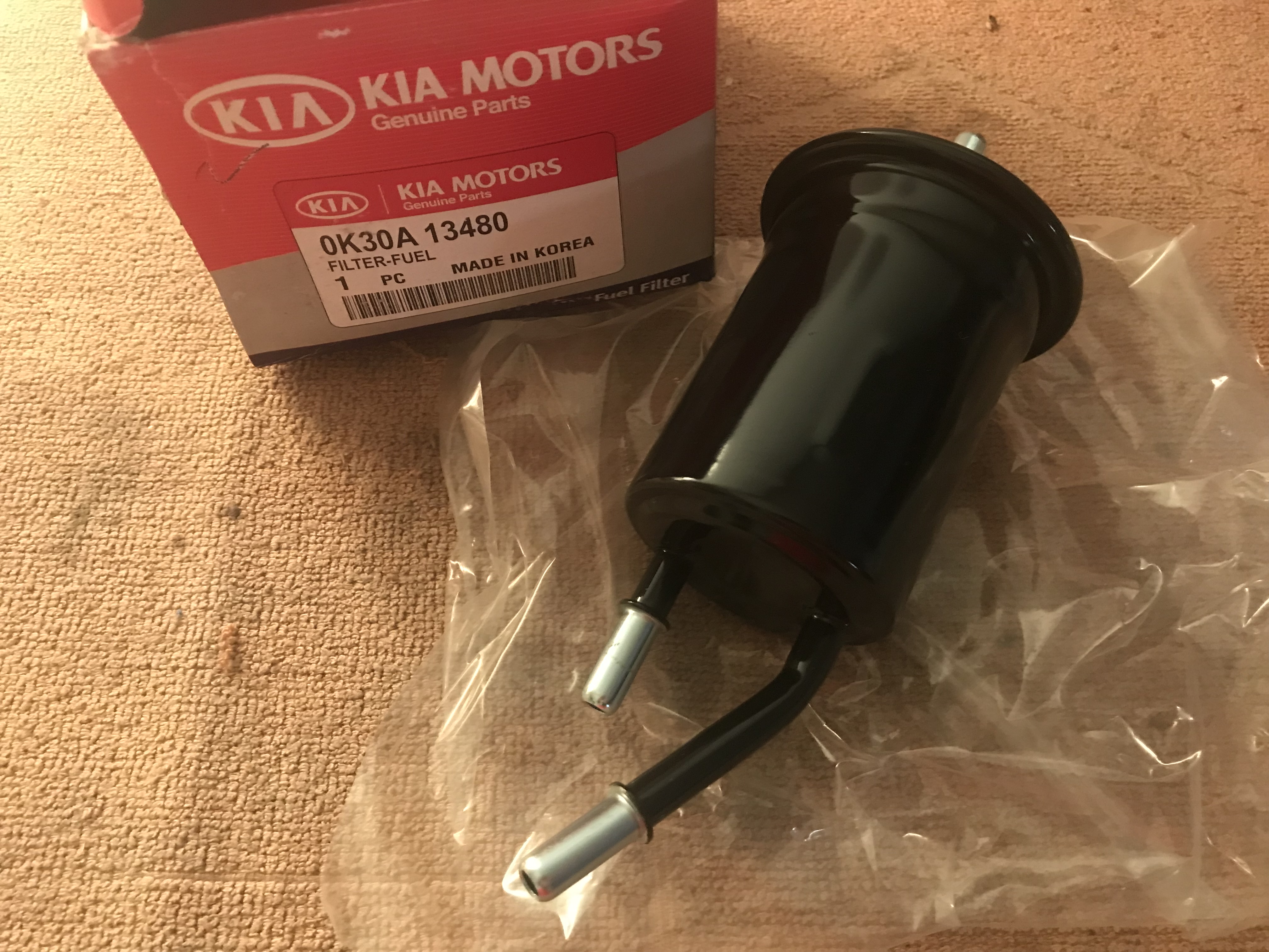 0K30A13480 Filtro gasolina KIA Rio I