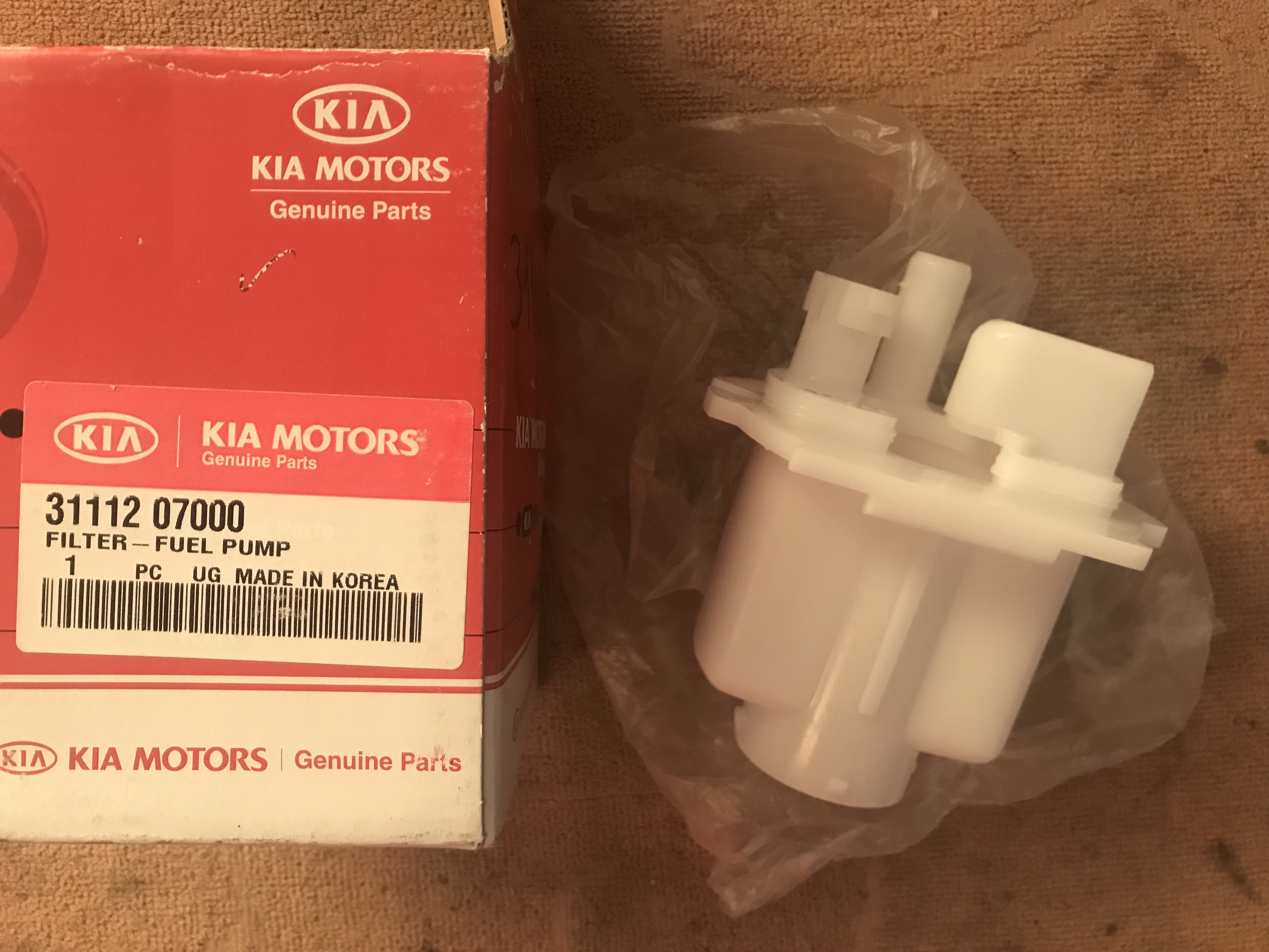 311207000 Filtro gasolina KIA Picanto I / II