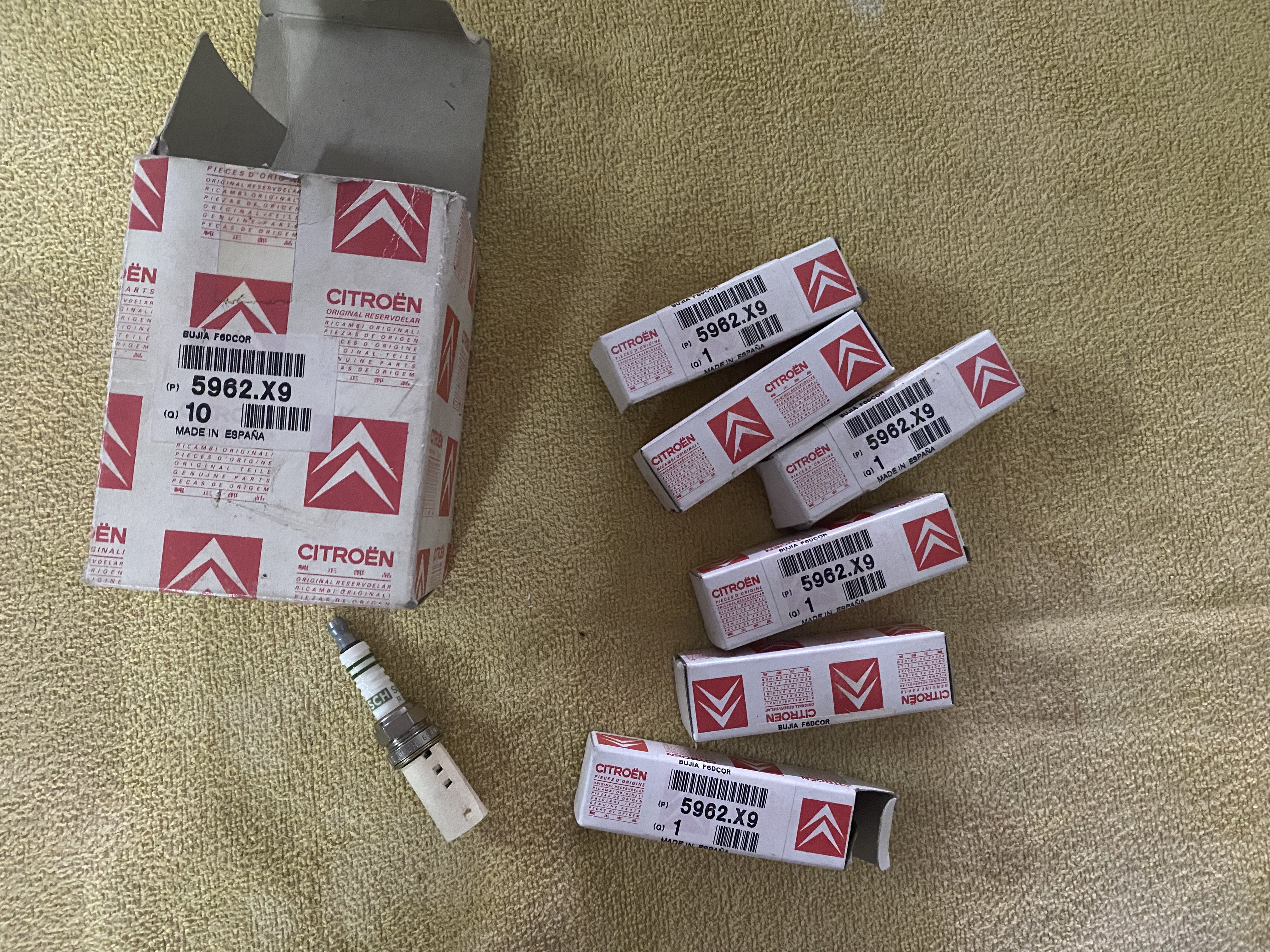 5962X9 Vela ignição Citroen / Peugeot